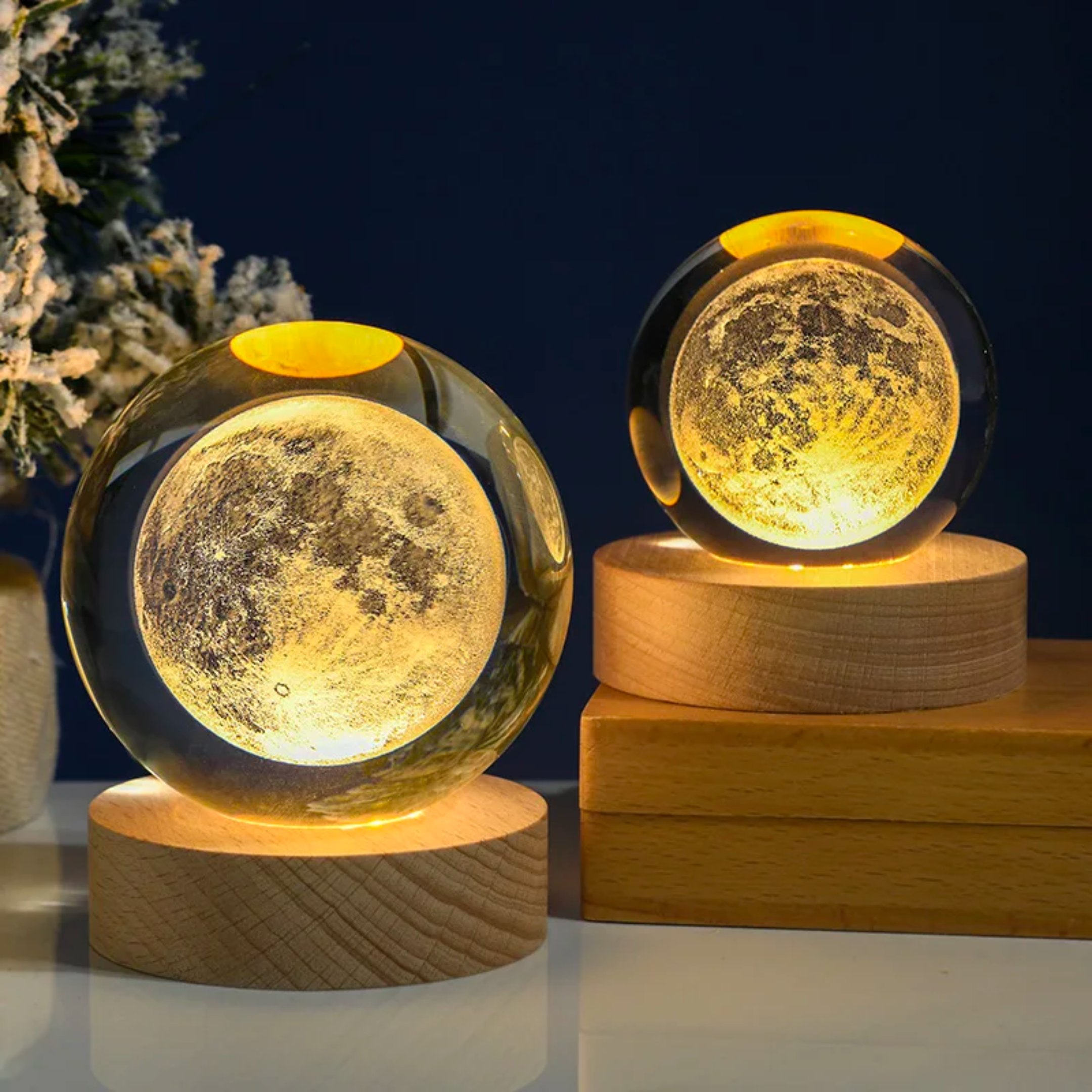 Jumbo 3D Crystal Ball Lamps