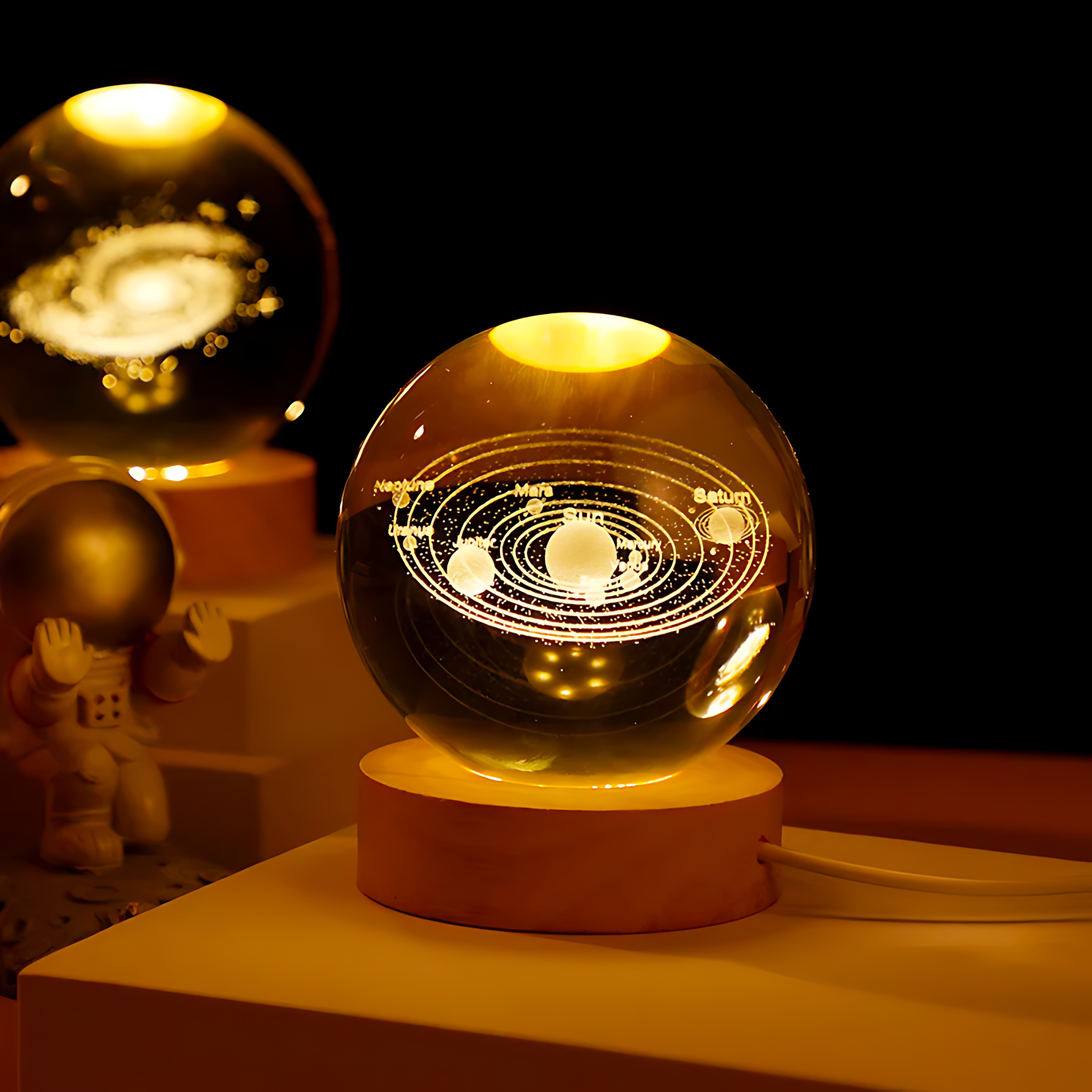 Jumbo 3D Crystal Ball Lamps